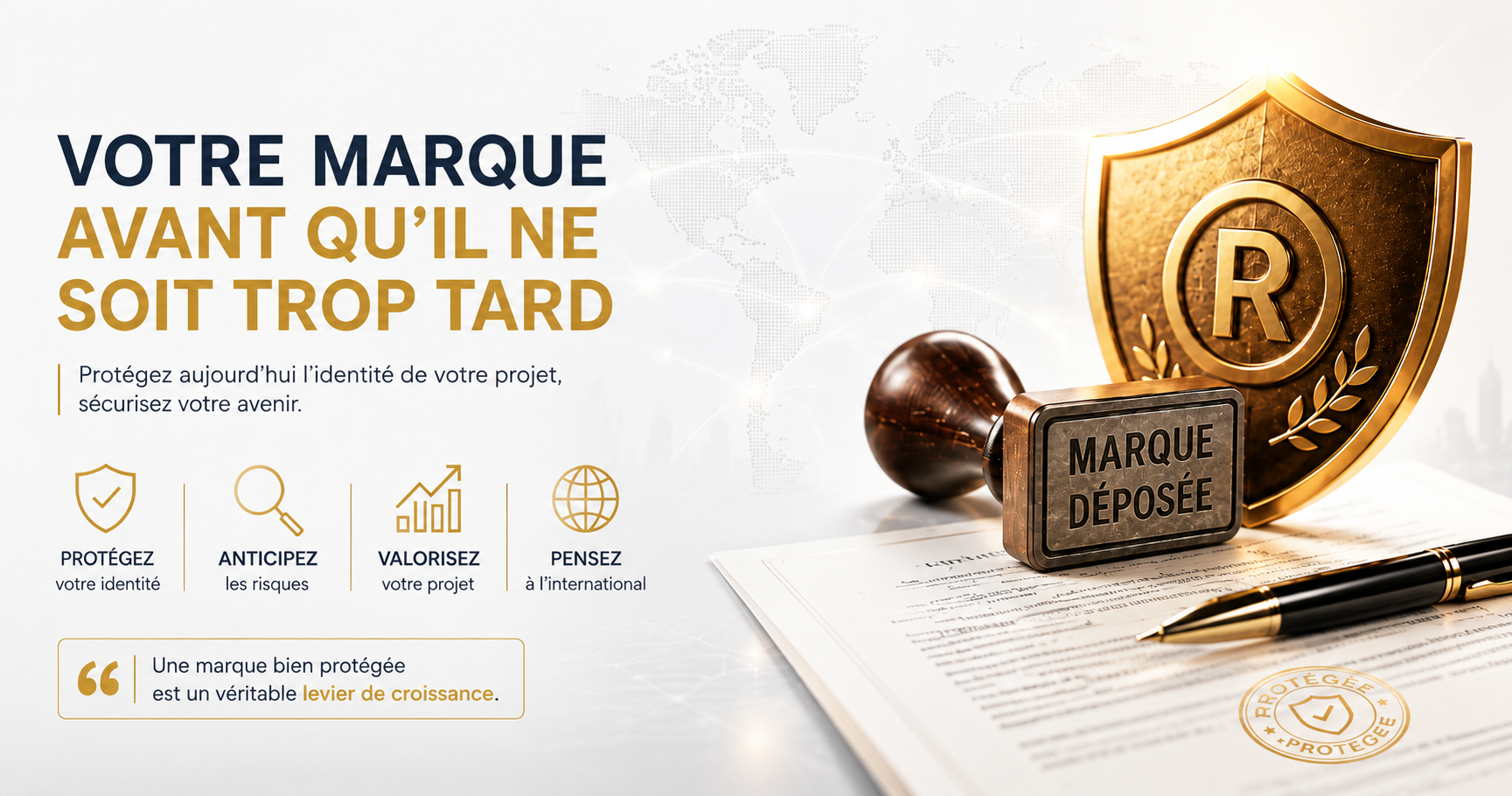 Pourquoi déposer sa marque avant de lancer son projet ?